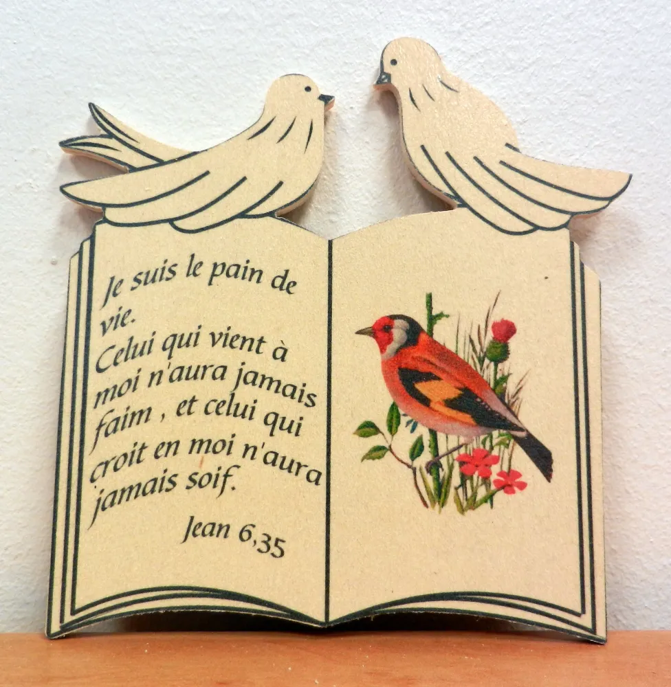 Bois livret, Je suis le pain de vie […] - Jean 6.35