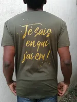 Je sais en qui j'ai cru 2 faces - T-Shirt army
