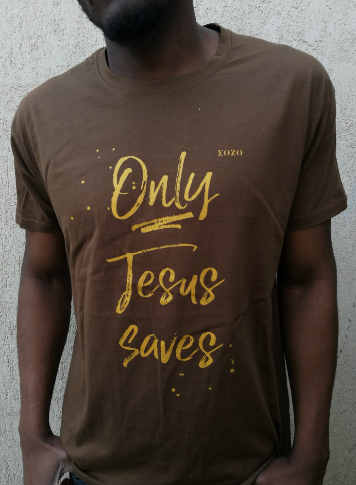 Only Jesus saves - T-Shirt terre