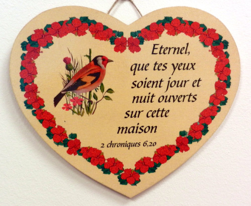 Bois cœur, Éternel, que tes yeux soient […] - 2 Ch 6.20