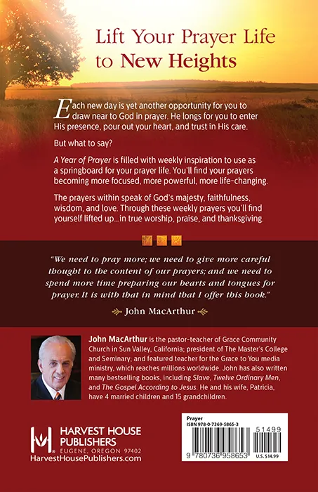A Year of Prayer - Approaching God with an Open Heart Week After Week