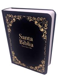 Espagnol, Bible Reina Valera 1960, rigide, noir avec dorures, poche - Format compact, caractères...