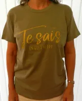 Je sais en qui j'ai cru 2 faces - T-Shirt kaki
