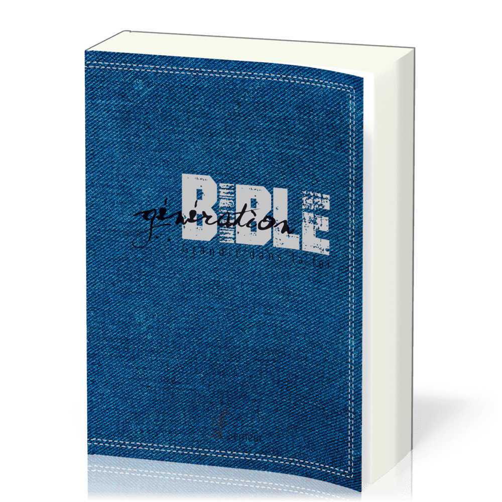 Bible d'étude Semeur 2015, Génération, jeans - couverture souple, jeans