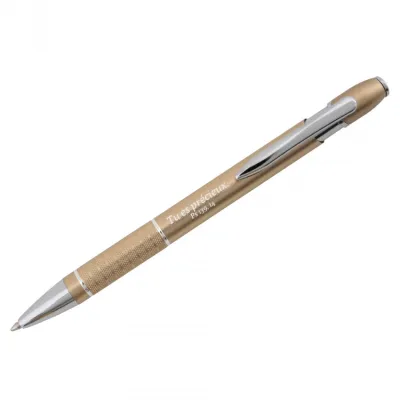Stylo métal "Ruth" coloris or - "Tu es précieux" Ps 139.14