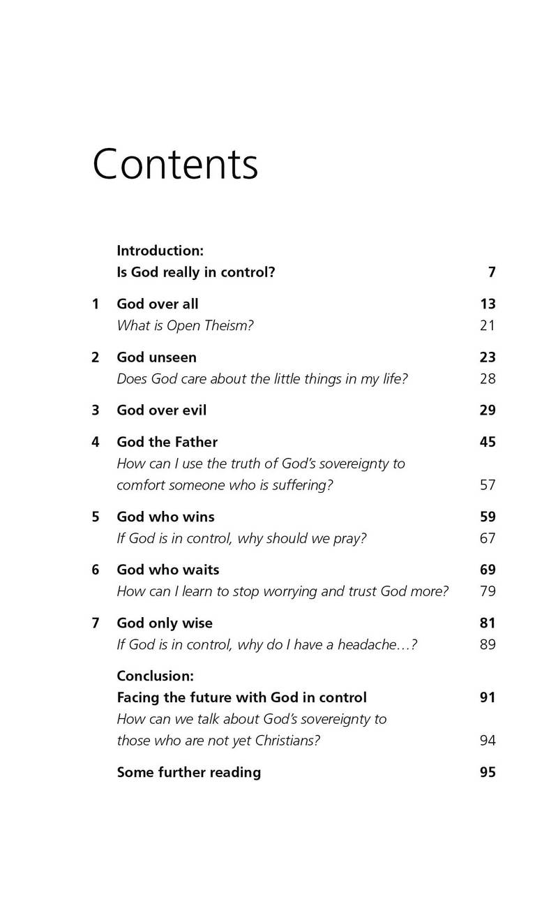 Where was God when that happened? - And other questions about God’s goodness, power and the way...