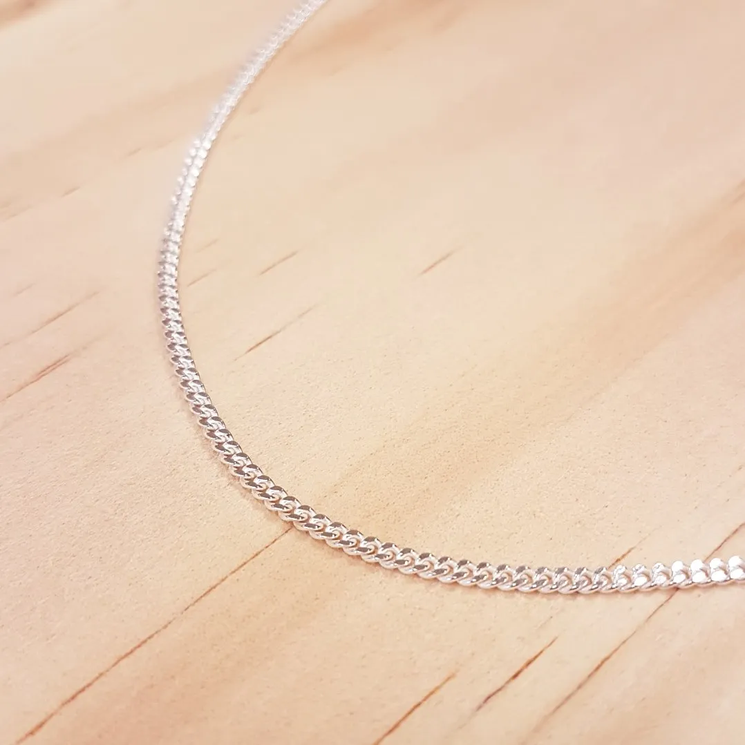 Chaîne Gourmette Argent 4.87 g - 60cm