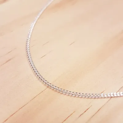 Chaîne Gourmette Argent 4.87 g - 60cm