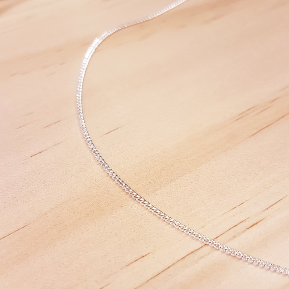 Chaîne Gourmette Argent 2.04 g - 50 cm