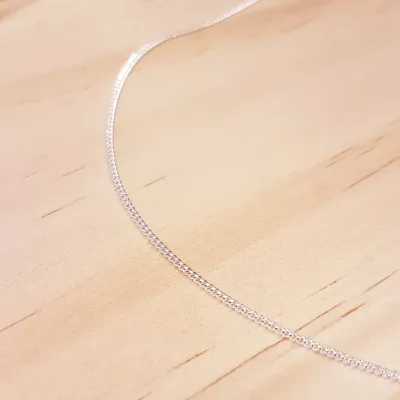 Chaîne Gourmette Argent 2.04 g - 50 cm