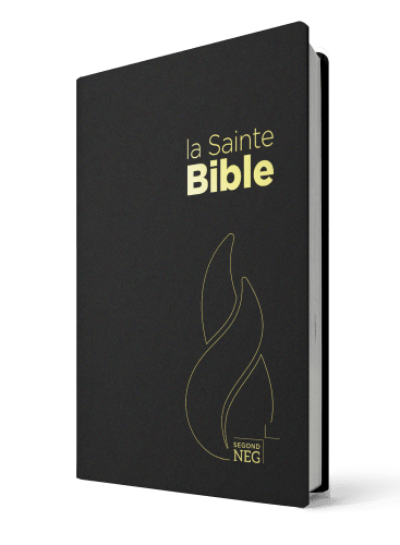 Bible Segond NEG, compacte, noire - couverture souple, flexa