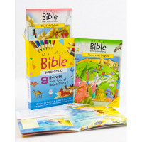 Ma mini-Bible pack duo - 9 livrets avec jeux et autocollants