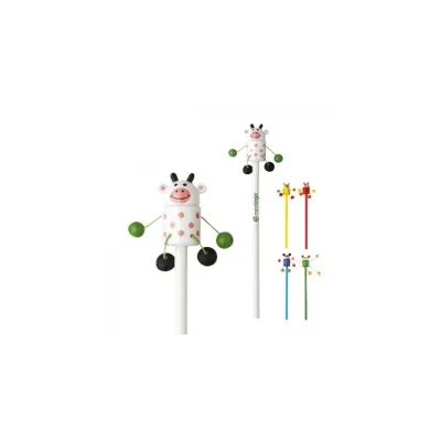 Crayons à papier avec animaux (coloris divers)