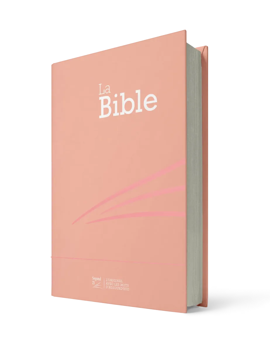 Bible Segond 21 compacte - couverture rigide skivertex rose guimauve (papier spécial)