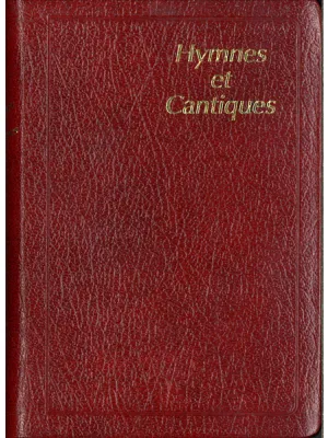 Hymnes et cantiques, petit format, souple,grenat - recueil de chants