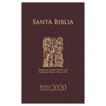 Espagnol, Bible Reina Valera 2020, brochée, bordeaux