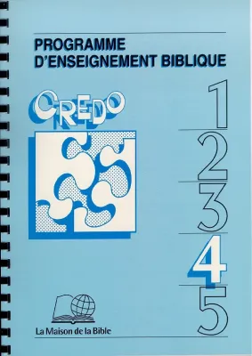 Credo 4 - Programme d'enseignement biblique