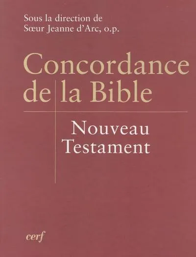 Concordance de la Bible - Nouveau Testament