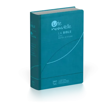 Bible d'étude Vie nouvelle, Segond 21 - couverture souple Vivella bleue