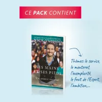 Pack spécial Nick Vujicic - 4 titres: L'Amour au-delà de toute limite / Ses mains et ses pieds /... Pack spécial Nick Vujicic - 4 titres: L'Amour au-delà de toute limite / Ses mains et ses pieds /...