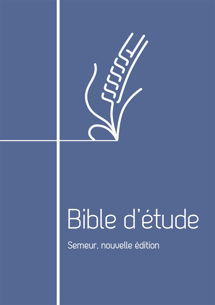 Bible d'étude Semeur 2015, bleue - couverture souple, avec fermeture éclair