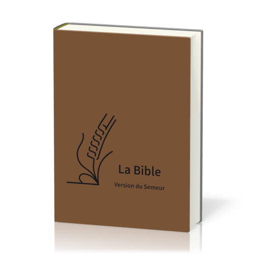 Bible Semeur 2015, compacte marron - couverture textile semi-souple, tranche blanche