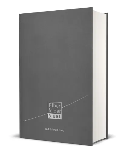 Elberfelder Bibel - avec marge d'écriture, cuir
