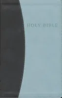 Englisch, Bibel King James Version, Grossdruck, zweifarbig chocolade/blau