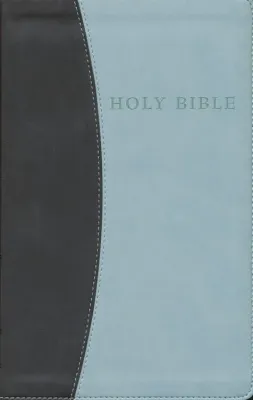 Englisch, Bibel King James Version, Grossdruck, zweifarbig chocolade/blau