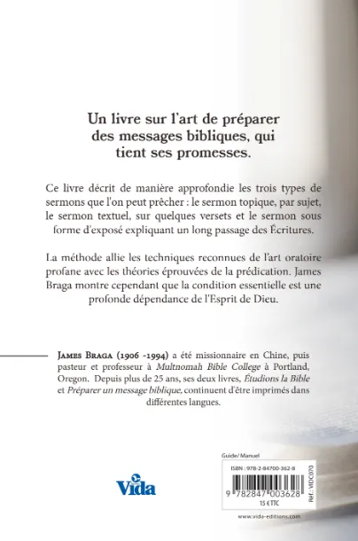 Comment préparer un message biblique Comment préparer un message biblique