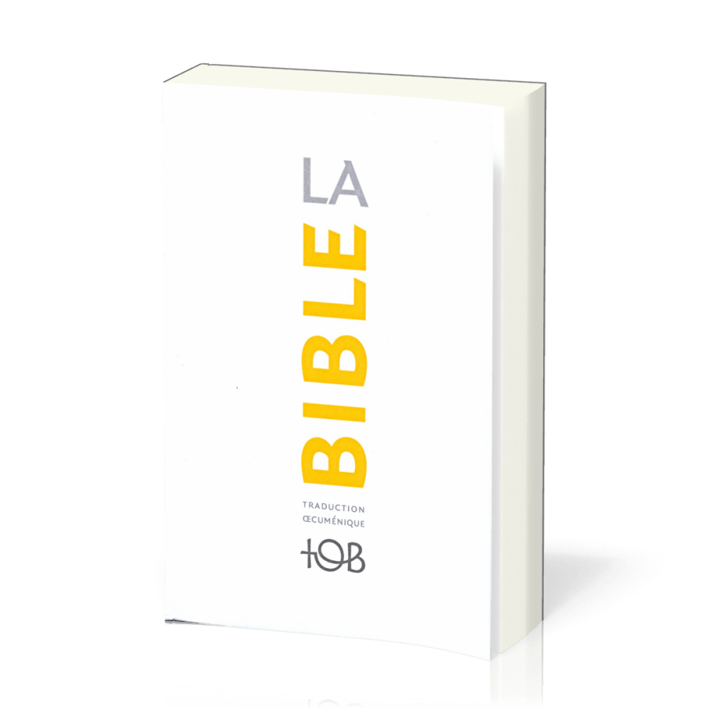 Bible TOB 2010, compacte, couverture imprimée - brochée, avec livres deutérocanoniques...