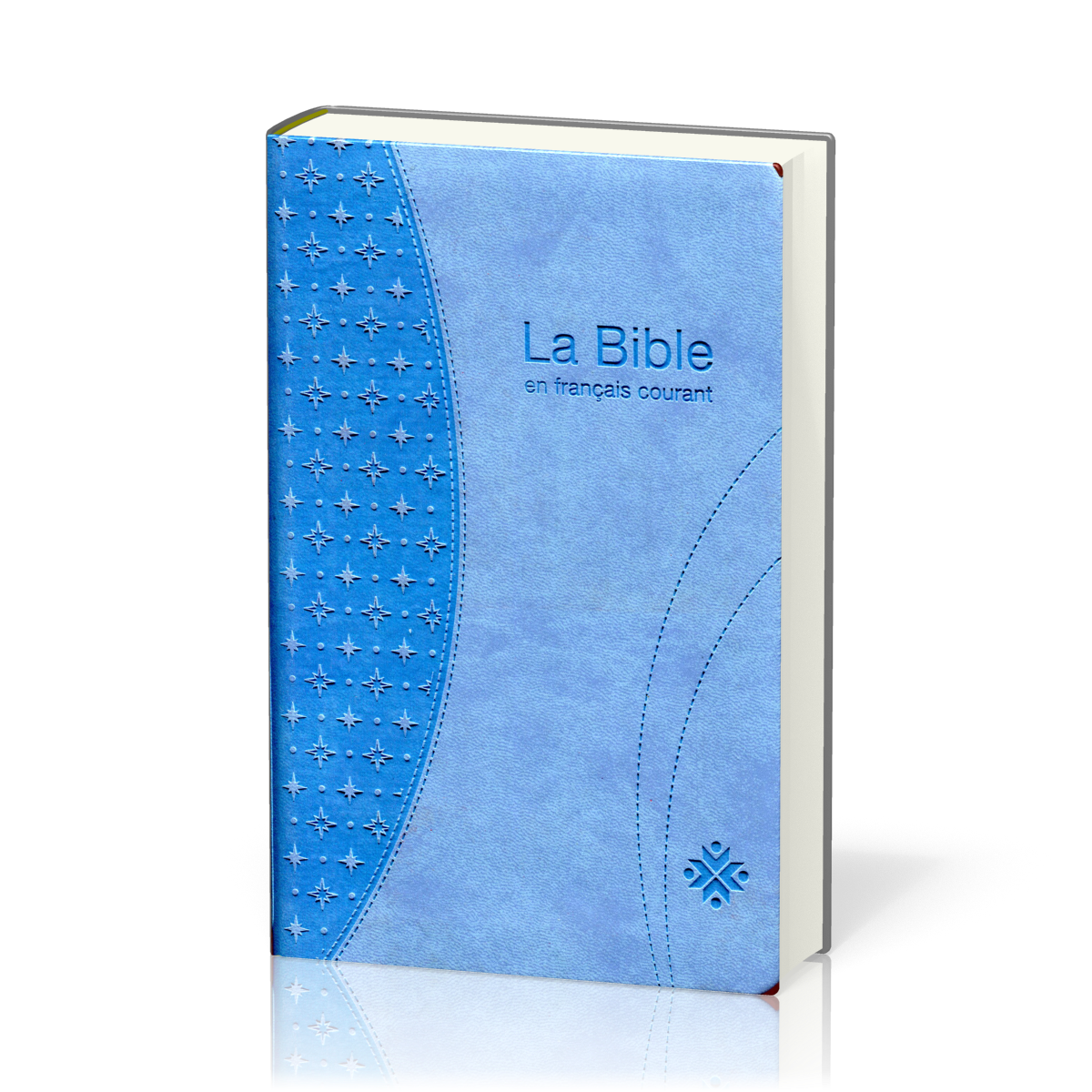 Bible en français courant, compacte, bleue - couverture souple, vivella, avec onglets