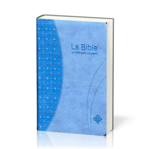 Bible en français courant, compacte, bleue - couverture souple, vivella, avec onglets