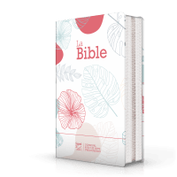 Bible Segond 21 compacte (Premium Style) - couverture souple toilée motif fleuri, avec fermeture...