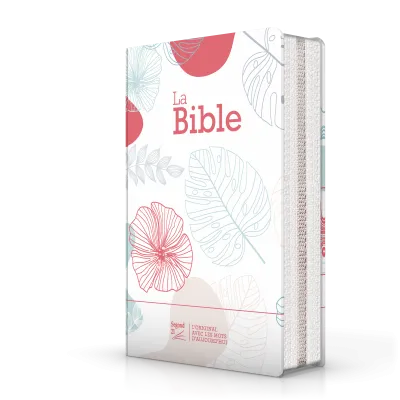 Bible Segond 21 compacte (Premium Style) - couverture souple toilée motif fleuri, avec fermeture...