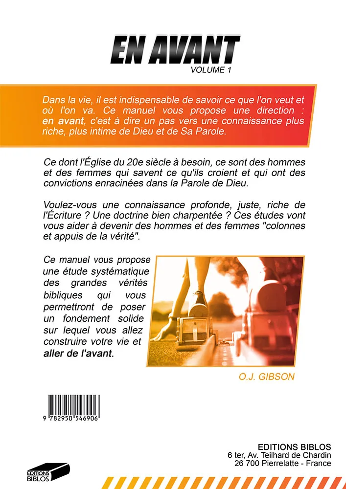En avant, volume 1 - Manuel pratique de formation biblique