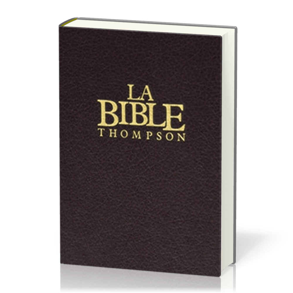 BIBEL SEGOND, THOMPSON, ROT, STUDIENBIBEL, GRIFFREGISTER