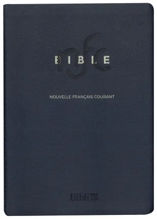Bible Nouvelle Français Courant avec fermeture éclair bleue - sans deutérocanoniques