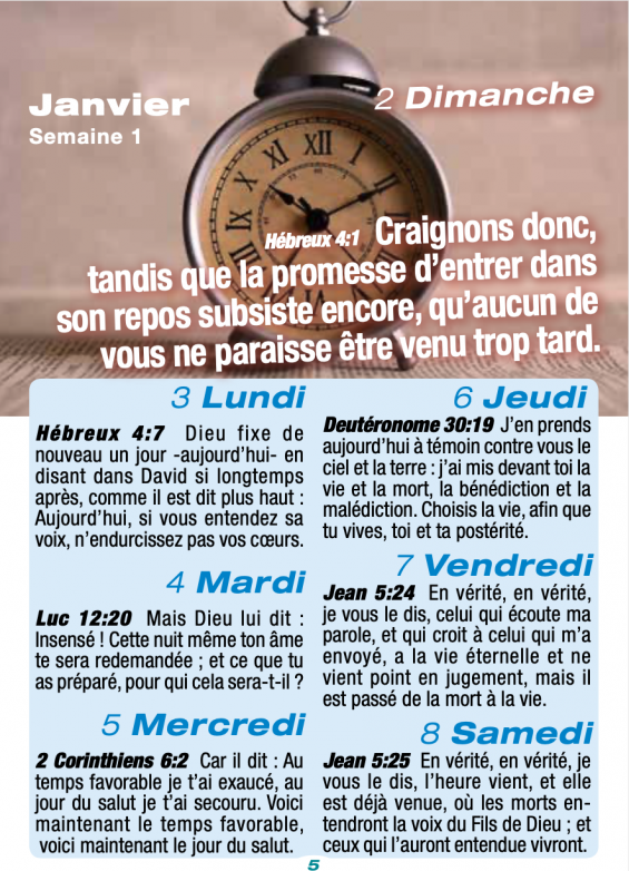 Trésors - Calendrier mural éphéméride