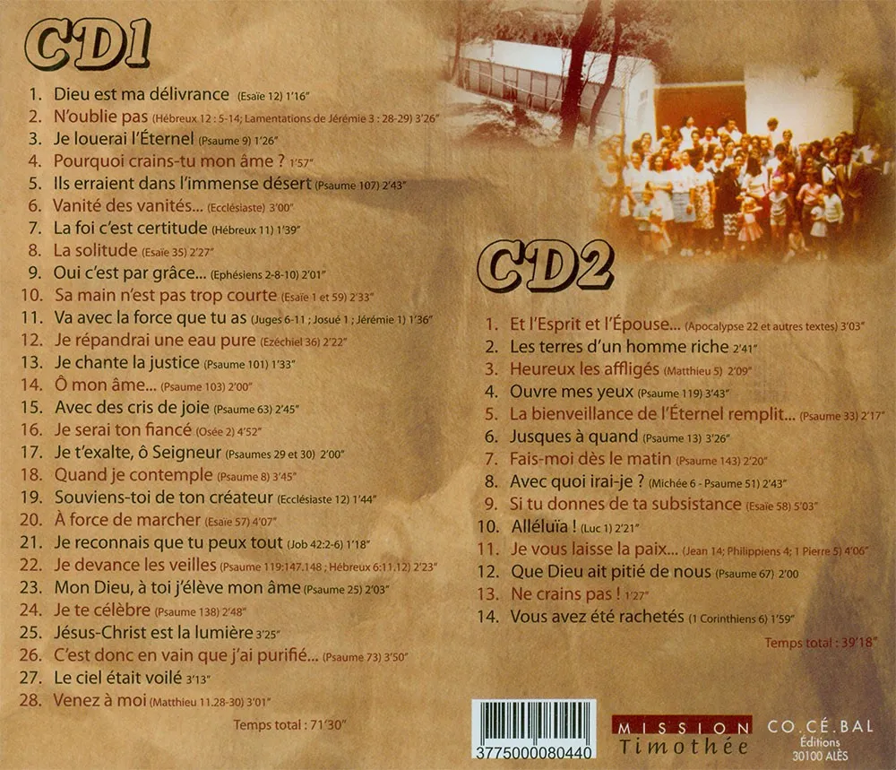 Avec des cris de joie Nos 01, 02, 03 - [2 CD]