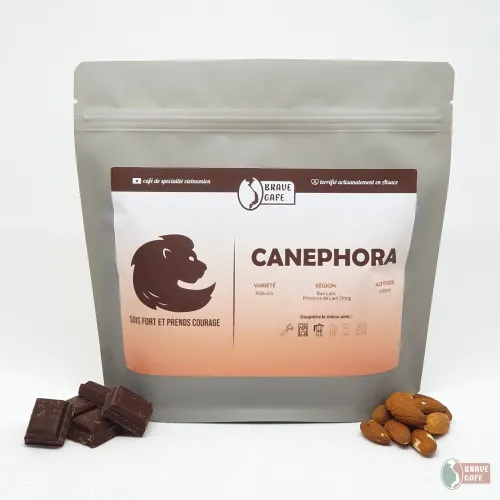 Café moulu robusta - Washed - Sachet de 250 gr