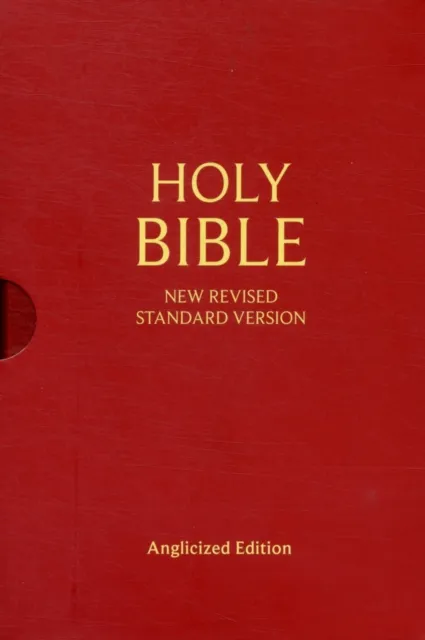 Englisch, Bibel New Revised Standard Version, Kunstleder, rot