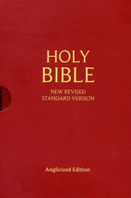 Englisch, Bibel New Revised Standard Version, Kunstleder, rot