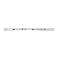 BRACELET WWJD BLANC