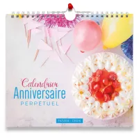 Calendrier Anniversaire - perpétuel Calendrier Anniversaire - perpétuel