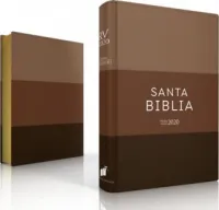 Espagnol, Bible RV 2020, gros caractères - tricolor marrón/café oscuro/café claro