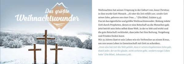 Das Wunder von Weihnachten - Ein Weihnachts-Verteilheft Das Wunder von Weihnachten - Ein Weihnachts-Verteilheft