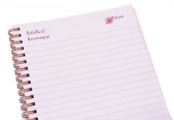 Stille Zeit mit Dir - Notizbuch Motiv Blumen Stille Zeit mit Dir - Notizbuch Motiv Blumen