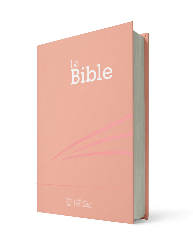 Segond 21 Bibel französisch kompakt - Hardcover Skivertex rosa Marshmallow