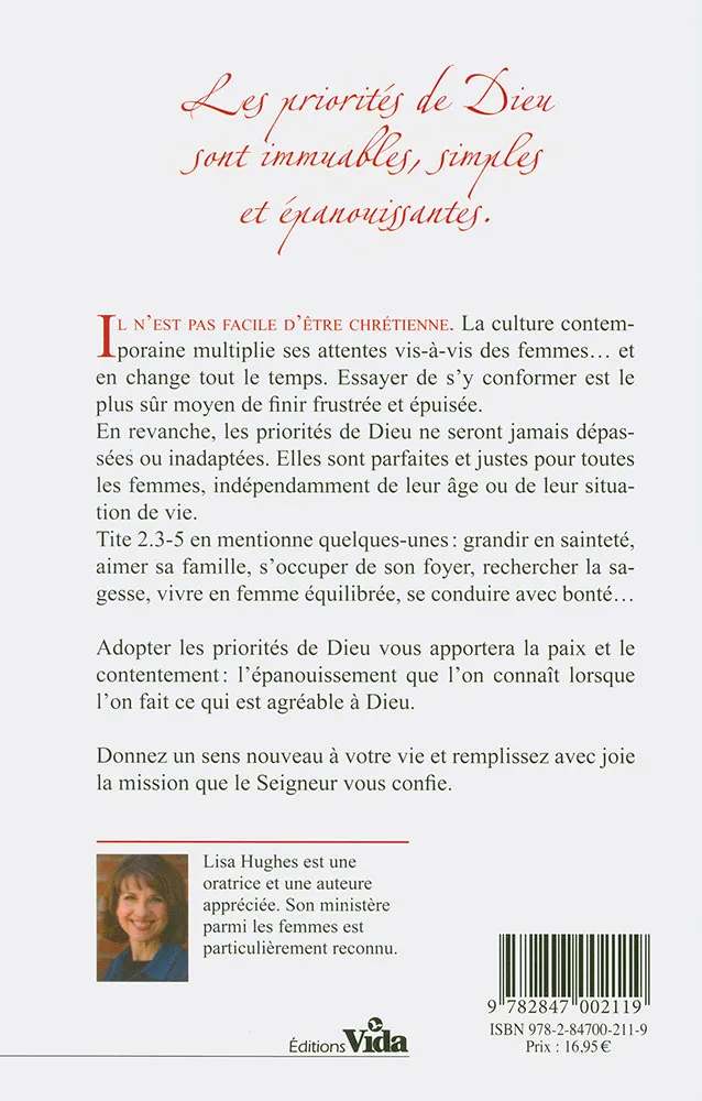 Priorités de Dieu pour la femme d'aujourd'hui (Les)